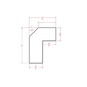 Angle Light Rail Moulding